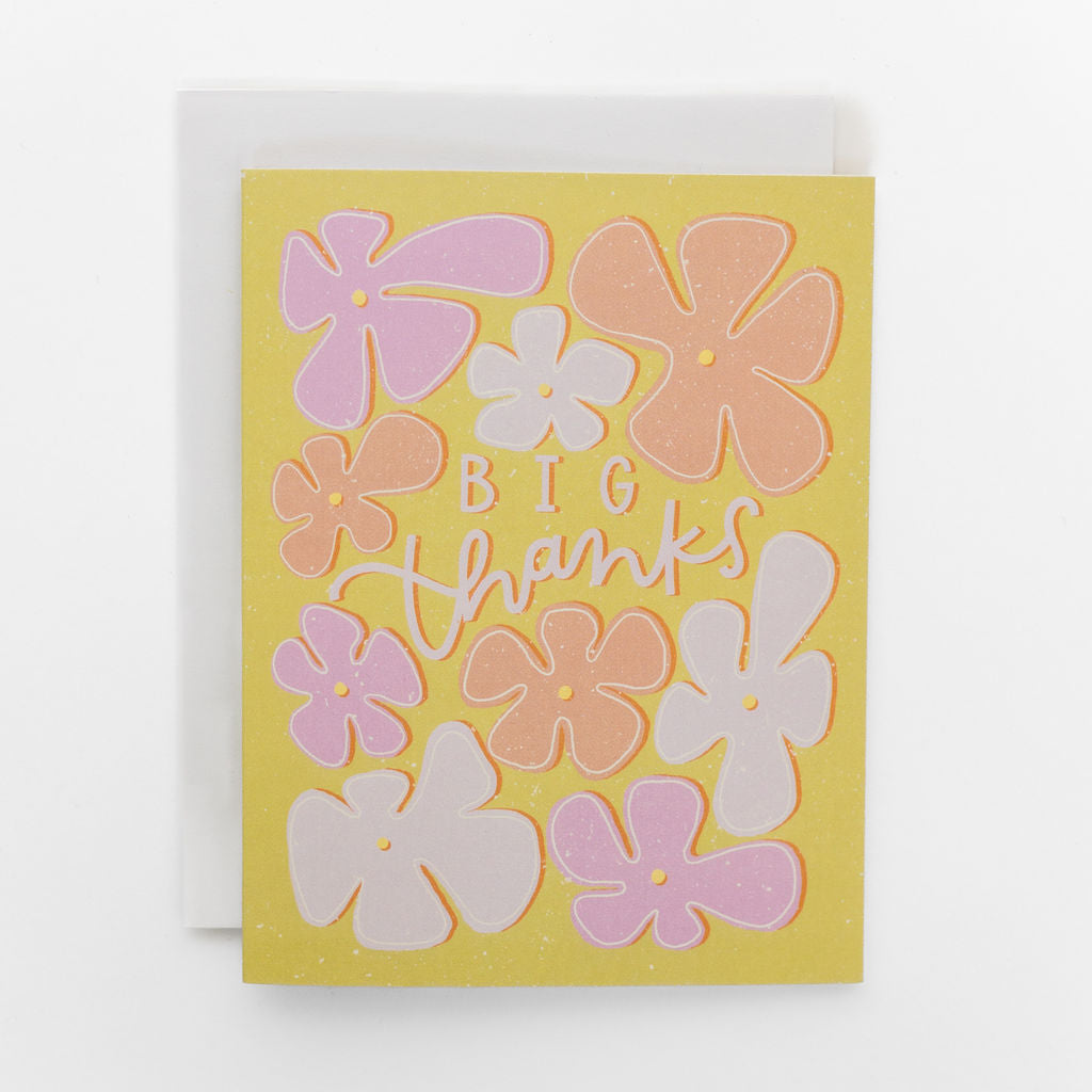 Big Thanks Greeting Card