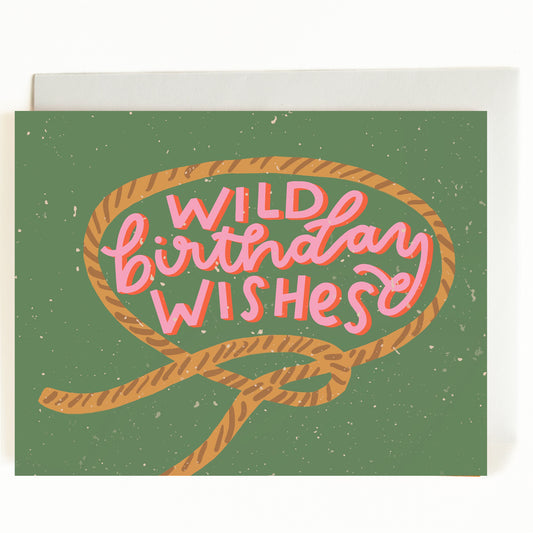 Wild Western Birthday Greeting Card