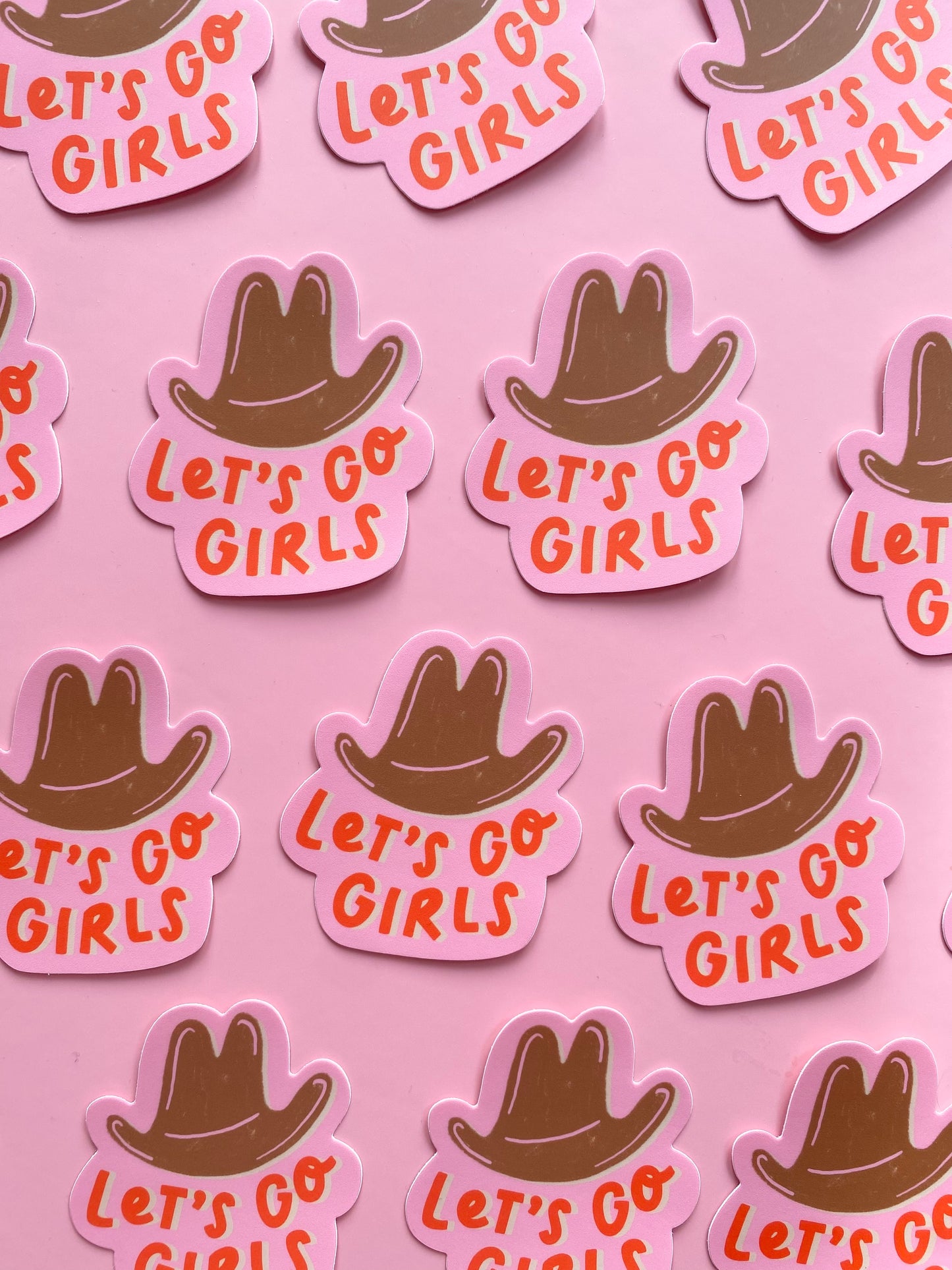 Lets Go Girls Sticker